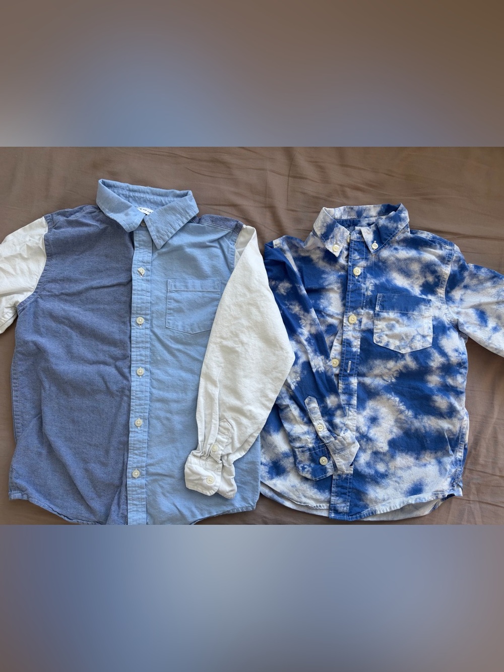 Kids boys 2 shirts bundle Size 5-6 Janie and Jack